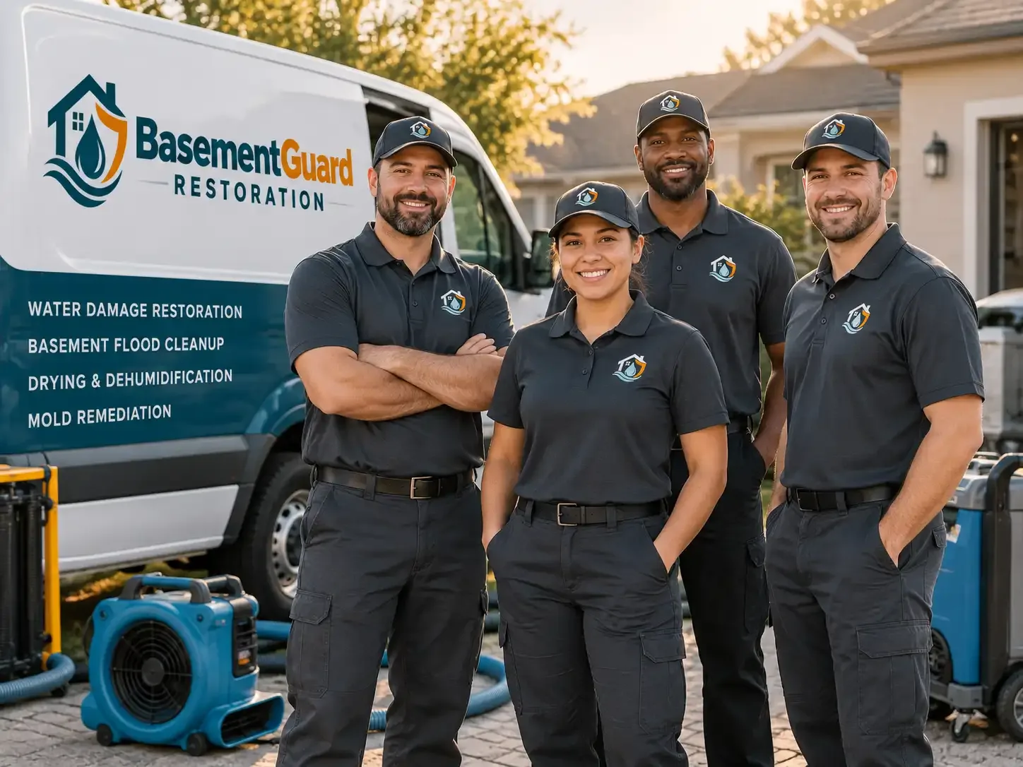 Basement Water Damage Restoration company in Olmitz, KS